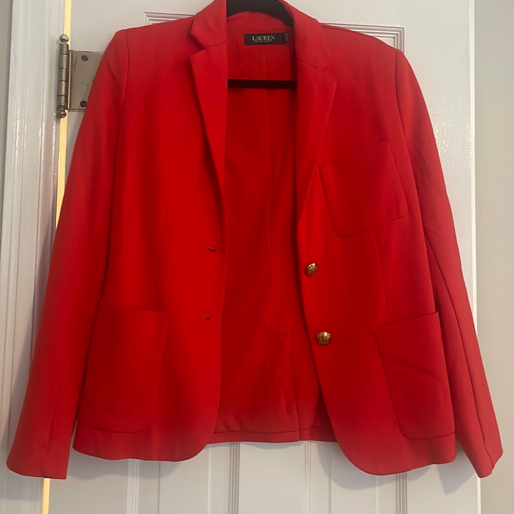 Red Lauren Ralph Lauren Blazer